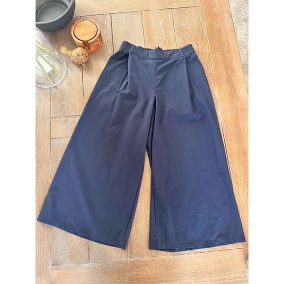 The North Face Pleated Navy Blue Cargo Pants Womens Size 4 - Picture 1 of 8
